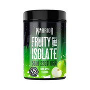 Warrior, Fruity Clear Whey Isolate – Rapid Digesting Protein Powder – Refreshingly Fruit Flavoured Shakes – Easy to Drink & Consume Post Workout, Low Sugar, 15 Servings (Sour Apple, 375g)
