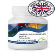 Omega 3 6 9 Comple 1000mg Fish Oil 500 Capsules Health Supplements
