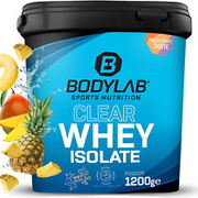 Bodylab24 Clear Whey Isolate Pulver Protein Shake | 1200g / 1.2kg | Ananas-Mango