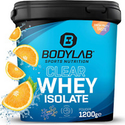 Bodylab24 Clear Whey Isolate Pulver Protein Shake | 1200g / 1.2 KG | Orange