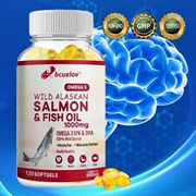 Fischöl – 30 Bis 120 Kapseln – 1000 Mg Hochdosiert – Herzgesundheit – Gehirn
