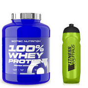 (25,49 EUR/kg) Scitec Nutrition 100% Whey Protein 2350g Eiweiss + Trinkflasche