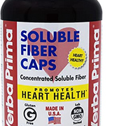 Yerba Prima Soluble Fiber Formula Capsules, 180 Count - Premium Dietary Fiber Supplement, Natural, Concentrated Soluble Fiber, Gluten Free, Non-GMO, Made in USA