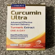 Lamberts Curcumin Ultra Turmeric Extract 60 Tablets Exp 5/25