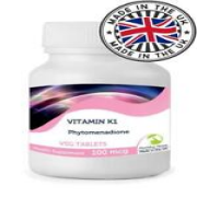 Vitamin K1 100mcg Phytomenadione Veg 500 Tablets Health Supplements