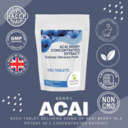 Acai Berry Extract 500mg 1000 Tablets HM