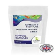 Omega 3 Fish Oil 1000mg 1000 Capsules Healthy Mood EPA-180 DHA-120