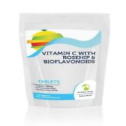 Vitamin C 500mg Rosehip & Bioflavonoids x1000 Tablets Letter Post Box Size