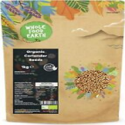 Wholefood Earth - Organic Coriander Seeds 1 kg | Vegan | GMO Free | Certified