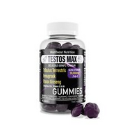 TestosMAX- Ultra Strength Testosterone booster Vegan Gummies for Adults