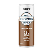 WEIDER Milk Protein Shake Schokolade, Eiweißshake mit 25g Protein, 12er-Pack, 250 ml