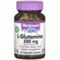 L-Glutamine 500 mg, 50 Vegetable Capsules, Bluebonnet Nutrition