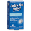 Cold and Flu Relief 60 tabs, NatraBio (Natra-Bio)