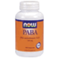 PABA 500mg (Para-aminobenzoic Acid) 100 Caps, NOW Foods