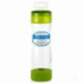 Hydrate Mate Glass Travel Water Bottle, Lime Green, 16 oz, Full Circle Home