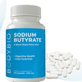 Butyrate + Sodium - Digestive Gut Health - 60 Capsules - No Additives,No Fillers