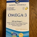 Nordic Naturals 690mg Omega 3 Purified Fish Oil Soft Gels - 180 Count Exp 6/24