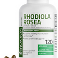 Bronson Rhodiola Rosea Vegetarian Capsules - Adaptogenic - Non-Gmo, 120 Count