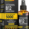 Vitamin B12 Sublingual - Vegan B12 Vitamin Spray - Methylcobalamin Vitamin B12 L
