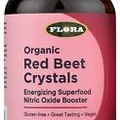 Flora - Organic Red Beet Crystals Energizing Superfood Nitric Oxide Booster V...
