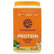 SunWarrior Classic Plus - Organic Plant-Based Protein Vanilla 750 grams
