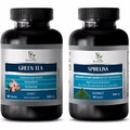 Energy supplements for men - GREEN TEA EXTRACT – SPIRULINA COMBO - spirulina