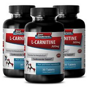 Weight Loss Super Strength Capsules - L-Carnitine 500mg - Amino Acid Pills 3B
