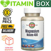 KAL Magnesium Malate 400mg - 90 / 180 Tablets