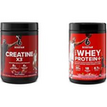 Six Star Creatine Powder and Whey Protein Plus Bundle - Creatine Muscle Perform