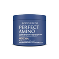 BodyHealth PerfectAmino Powder Mocha Boost (30 Servings) Best Pre/Post Workout Recovery Drink, 8 Essential Amino Acids Energy Supplement with 50% BCAAs, 100% Organic, 99% Utilization