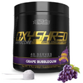 EHPlabs OxyShred Hardcore Super Dosed Pre Workout Powder - Preworkout Powder with L Glutamine & Acetyl L Carnitine, Energy Boost Drink - 275mg of Caffeine - Grape Bubblegum, 40 Servings