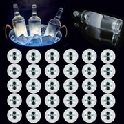 LED Coaster,30 Pack Light  Coasters for Drinks,Led Coaster Lights Bottle4735