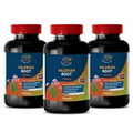 stress relief pills - Valerian Root Extract - valerian root capsules 3 Bottles
