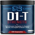 Siren Labs D1-T Strength Testosterone Booster for Men Mass Gainer with D-Aspa...