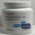 GNC Vitamin A  10,000IU (3000mcg) Vision & Healthy Skin - 180 Softgels EXP: 8/26