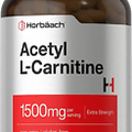 Horbäach Acetyl L-Carnitine 1500Mg | 200 Capsules | Extra Strength ALCAR Supplem