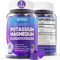 Potassium Magnesium Gummies - Potassium Supplement w/Ashwagandha 200mg, High Abs