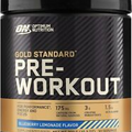 Gold Standard Pre-Workout, Blueberry Lemonade 300g, 30 Servings