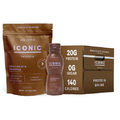 ICONIC Chocolate Truffle Bundle, Sugar Free Protein Powder and Low Carb Protein Shakes