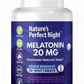 Nature's Perfect Night | Melatonin 20mg 180 Quick Dissolve Tablets Sugar Free