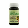 American Health Enzymes Chewable Papaya Enzyme with Chlorophyll 100 tablets