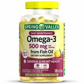 Spring Valley Omega-3 Softgels 500 mg from Fish Oil, 120 ct