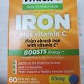 Vitron C High Potency Iron & Vitamin C Tablets 60ct ~
