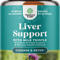 Liver Cleanse Detox & Repair Formula - Herbal Liver Support with Milk Thistle