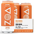 ZOA Zero Sugar Energy Drinks, Wild Orange - Sugar Free with Electrolytes, Hea...