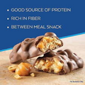 Atkins Caramel Chocolate Nut Roll Snack Bar, Protein Snack, High in Fiber