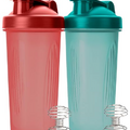 Mr. Pen- Shaker Bottles for Protein Mixes, 28 oz, 2 Pack, Blue & Red, Protein Shaker Bottle with Wire Whisk Ball, Shaker Cup, Mixer Bottle, Protein Shake Bottles, Protein Bottle, Protein Shake Bottle