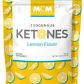 MCM Nutrition Exogenous Ketones Powder and BHB - Caffeine Free (Lemon) Keto Drink Mix & Fast Acting Ketosis Packets - Ketone Drink for Ketosis - Ketones Supplement for Ketosis (20 Keto Packets)