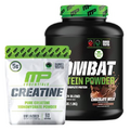 Muscle Pharm Combat 4lb Chocolate Protein and MusclePharm Pure Creatine Monohydrate