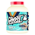 GHOST Whey Protein Powder, Cinnabon - 5LB Tub, 25G of Protein - Cinnamon Roll Flavored Isolate, Concentrate & Hydrolyzed Whey Protein Blend - Post Workout Shakes - Soy & Gluten Free